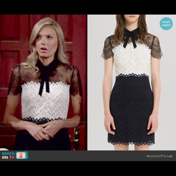 BRAND NEW！Sandro Lace Dress - Picture 1 of 1